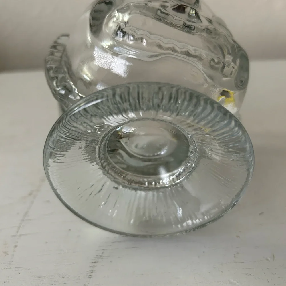 2 Clear Glass Tiki Mugs - Picture 4 of 8